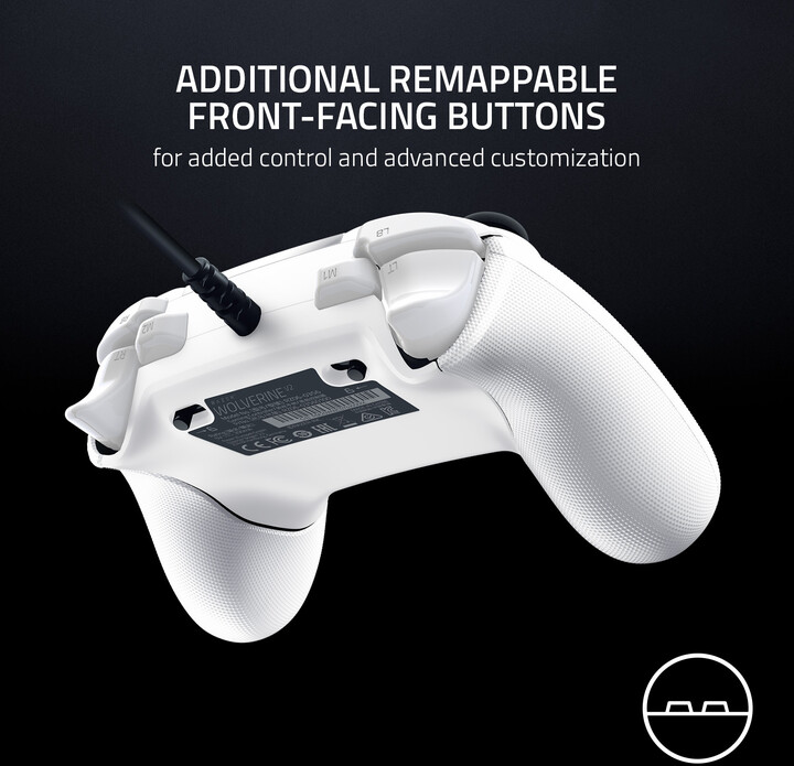 Kontroller Razer Wolverine v2, i bardhë (PC, Xbox Series, Xbox ONE)