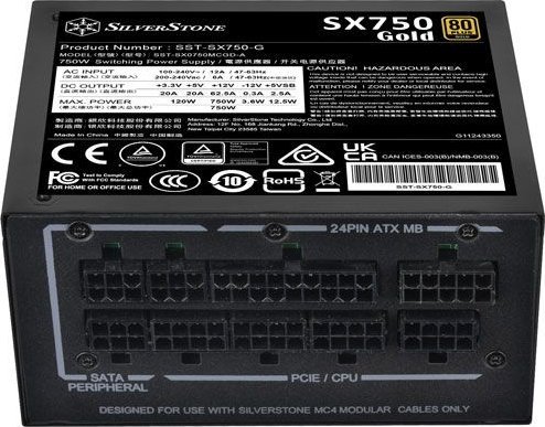 Burim energjie SilverStone SST-SX750-G SST-SX750-G SFX, 750W