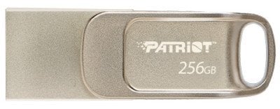 USB Patriot Tab T560, 256GB, USB-A dhe USB-C, 120MB/s, argjend