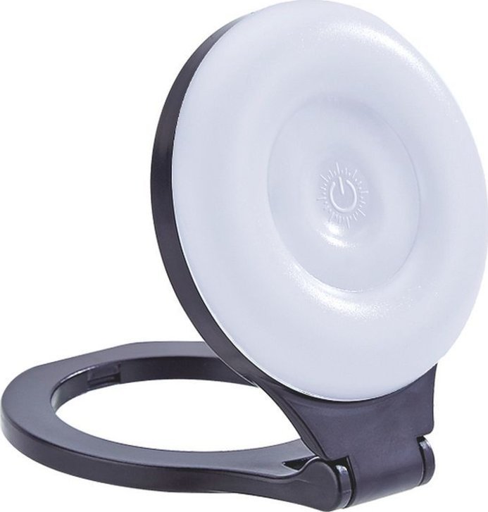 Stendë magnetike për telefon OEM L8, me dritë, kompatibile MagSafe, e zezë