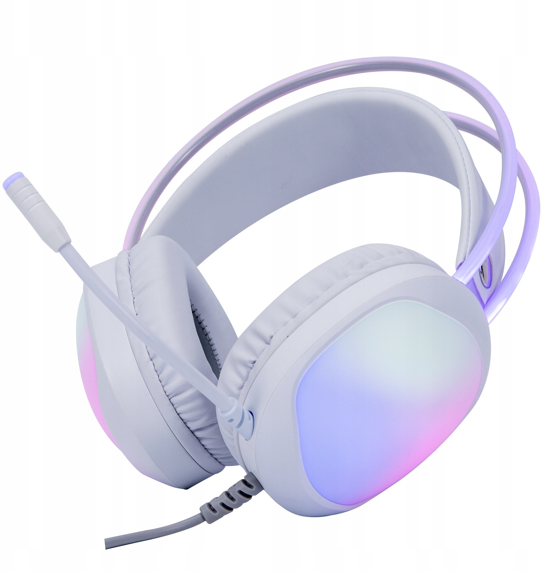 Kufje gaming Marvo HG8959, RGB, transparente