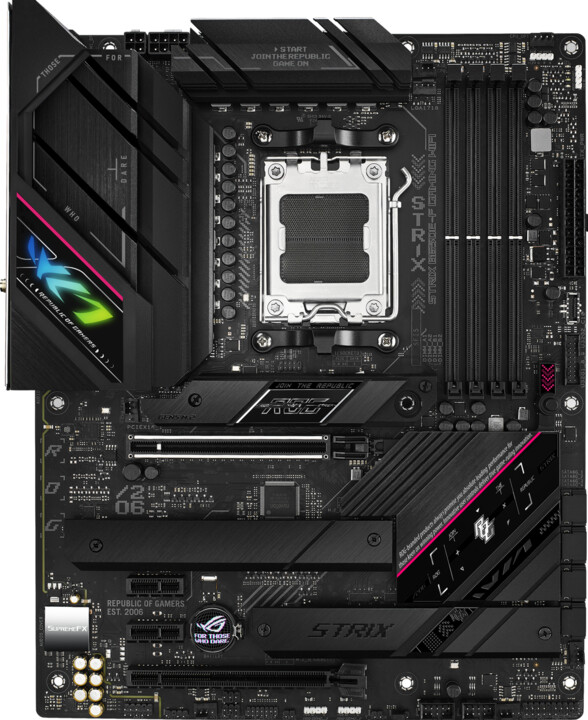 Pllakë amë ASUS ROG STRIX B650E-F GAMING WIFI - AMD B650