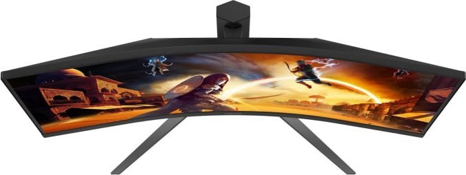 Monitor harkuar gaming AOC CU34G4Z, 34", WQHD 3440 x 1440, 240Hz, i zi e kuqe