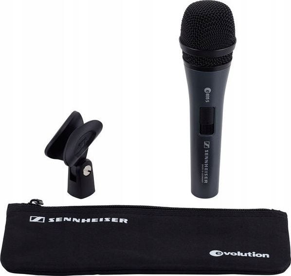 Mikrofon dinamik Sennheiser E835-S, kardioid, me buton fikjeje, gri