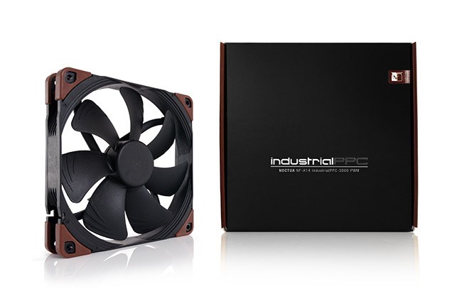Ventilator Noctua NF-A14 industrialPPC-3000 PWM, 140mm, 3000 RPM, i zi