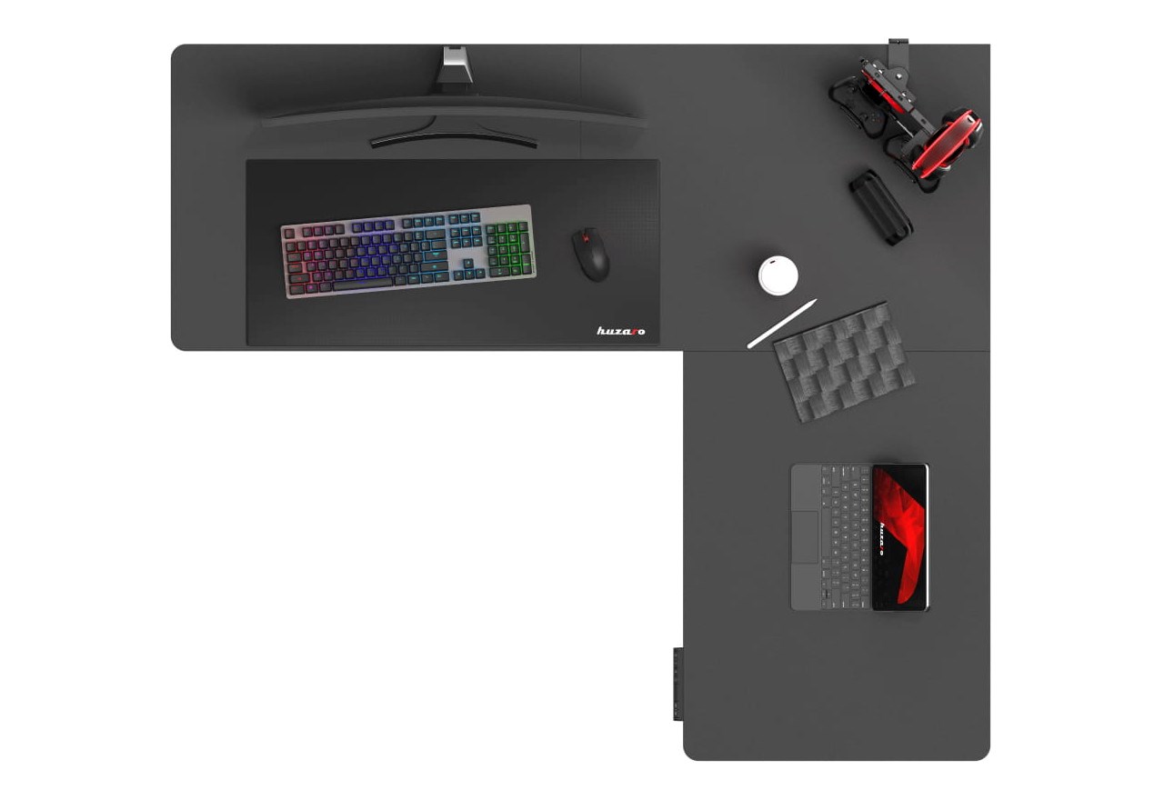 Tavolinë Huzaro Hero 9.5, 160x60 cm, e zezë