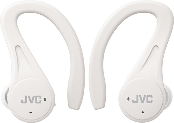 Kufje wireless sportive JVC HAEC25T, Bluetooth, IPX5, të bardha