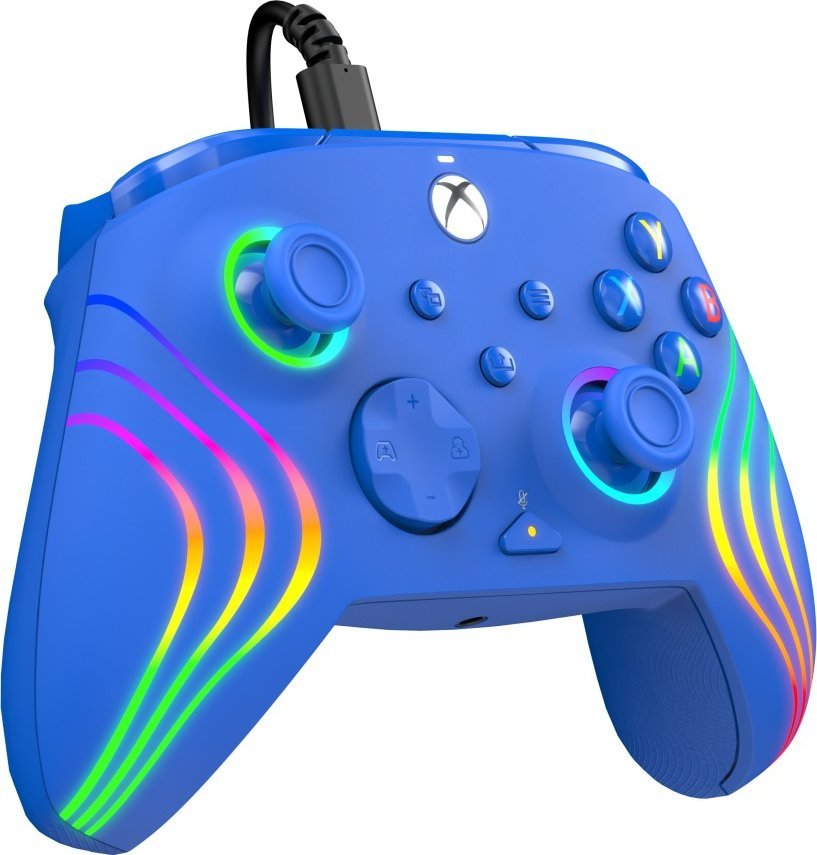 Kontroller PDP XS Afterglow WAVE, me kabllo, i kaltër