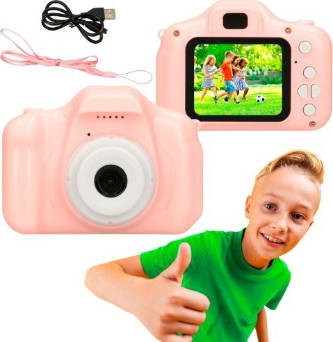Kamerë për fëmijë Xinjia Extralink H20, deri 32GB, 120 min bateri, rozë