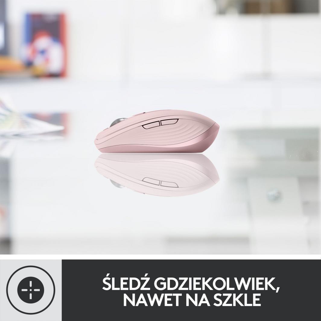 Maus Wireless Logitech MX Anywhere 3 (910-005990), rozë
