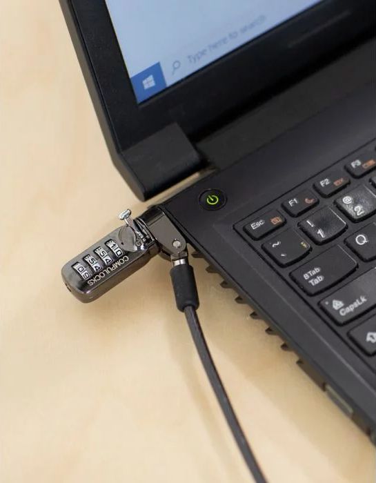 Kabllo sigurie për laptop Maclocks Combination CL37, 1.8m, e zezë