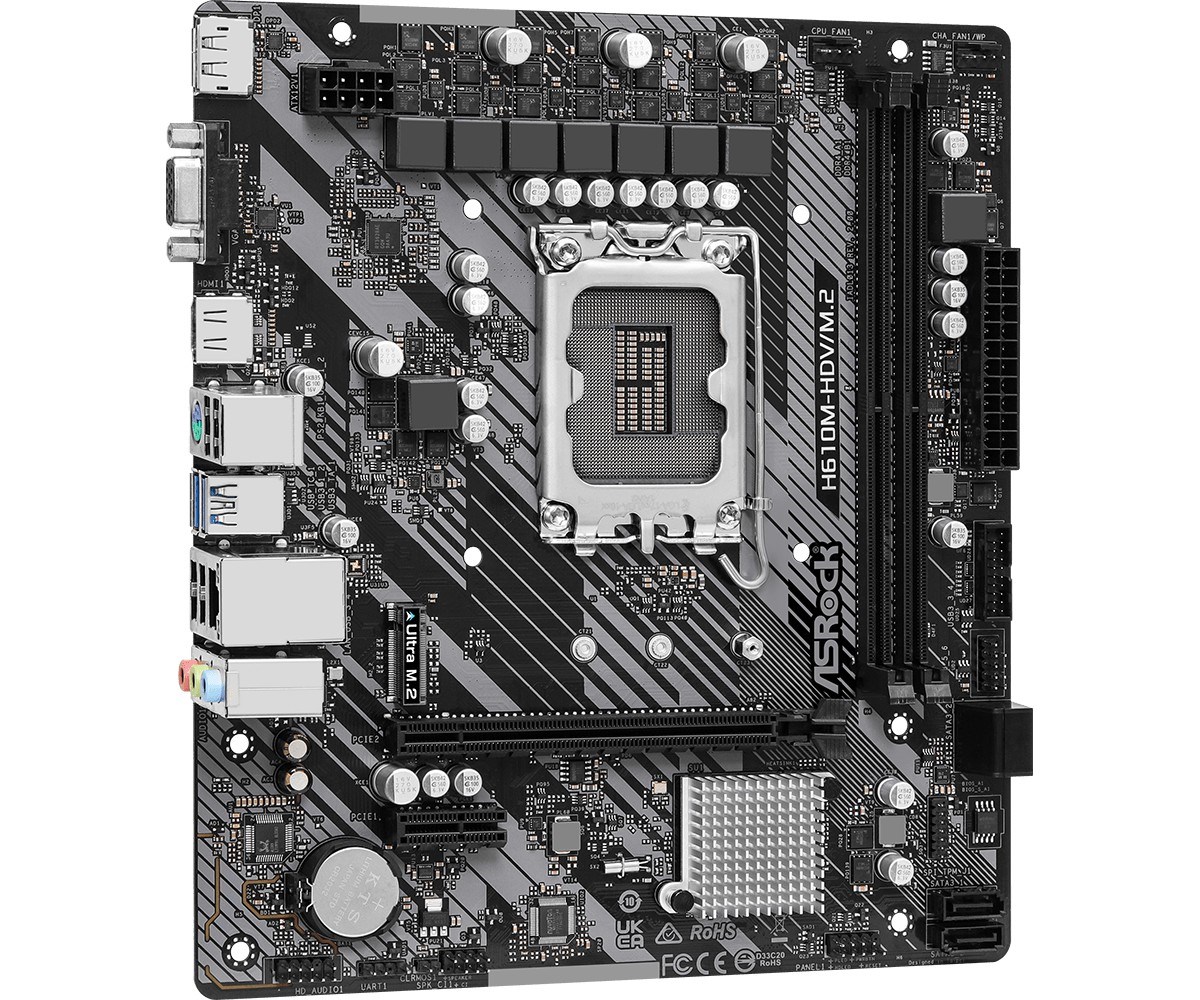 Pllakë amë ASRock H610M-HDV/M.2 R2.0