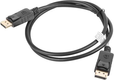 Kabllo Lanberg DisplayPort në DisplayPort CA-DPDP-10CC-0010-BK, 1m, 4K, i zi