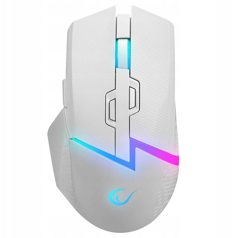 Maus gaming Rampage Drop M3 V2, wireless, 24000 DPI, i bardhë