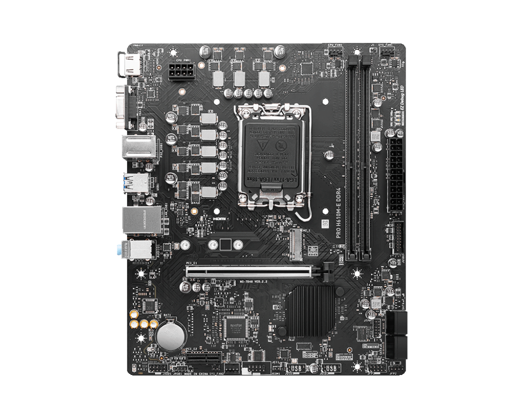 Motherboard MSI PRO H610M E, Intel LGA1700, DDR4, mATX