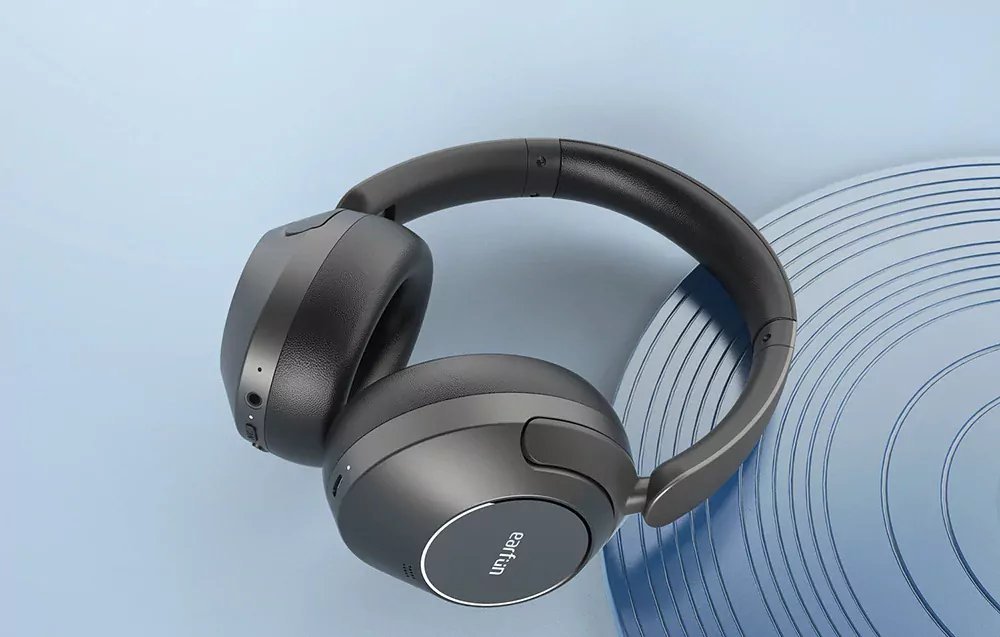 Kufje EarFun Wave Pro HP200B, wireless on ear, ANC, të zeza