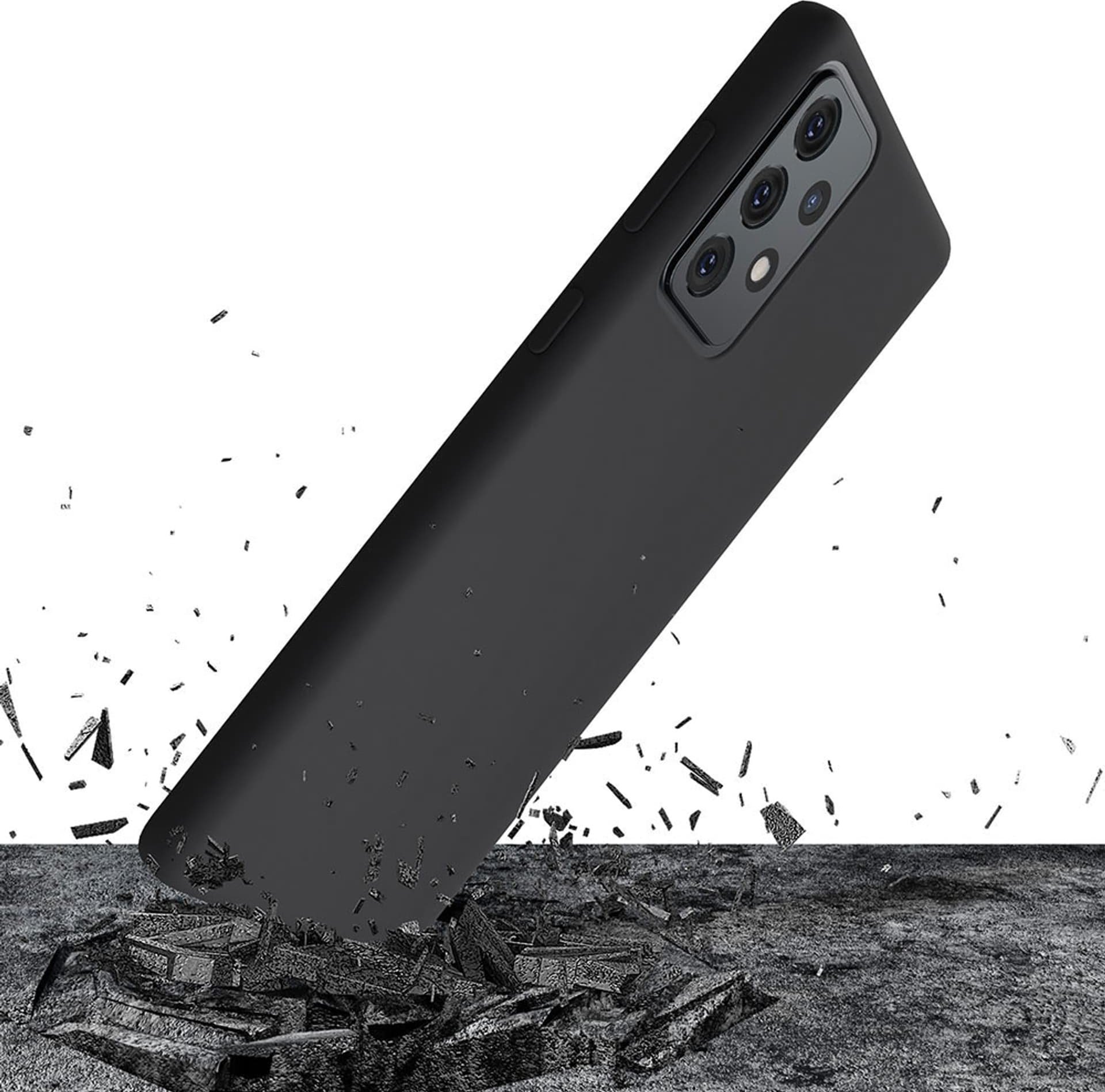 Силиконска маска 3MK за Samsung Galaxy S24 FE S721, црна