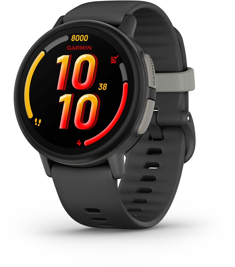 Ora smartwatch Garmin Bounce 2 Kids, ekran AMOLED, rezistente ndaj ujit, shumëngjyrëshe