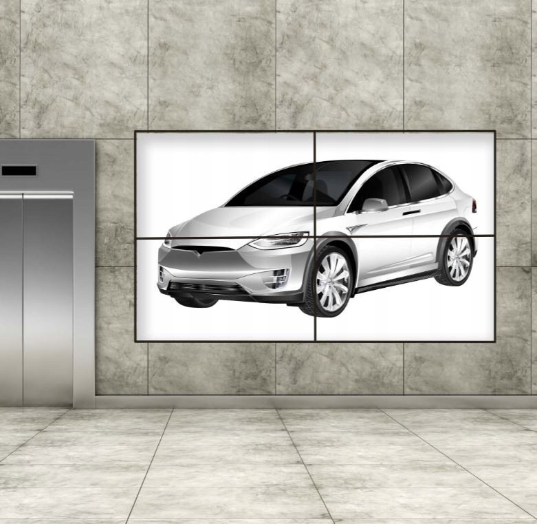 Mbajtëse murale videowall Edbak VWPOPS55 L, 42 55", pop out, e zezë