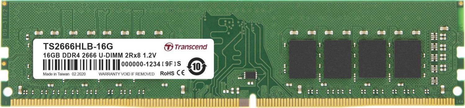 Memorie RAM Transcend DDR4, 16GB, 2666MHz, DIMM 288-pin 2