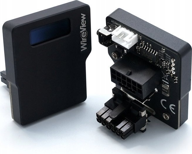 Aksesor monitorimi Thermal Grizzly WireView GPU 1x 12VHPWR Reverse, modul dixhital, për karta grafike moderne, i zi