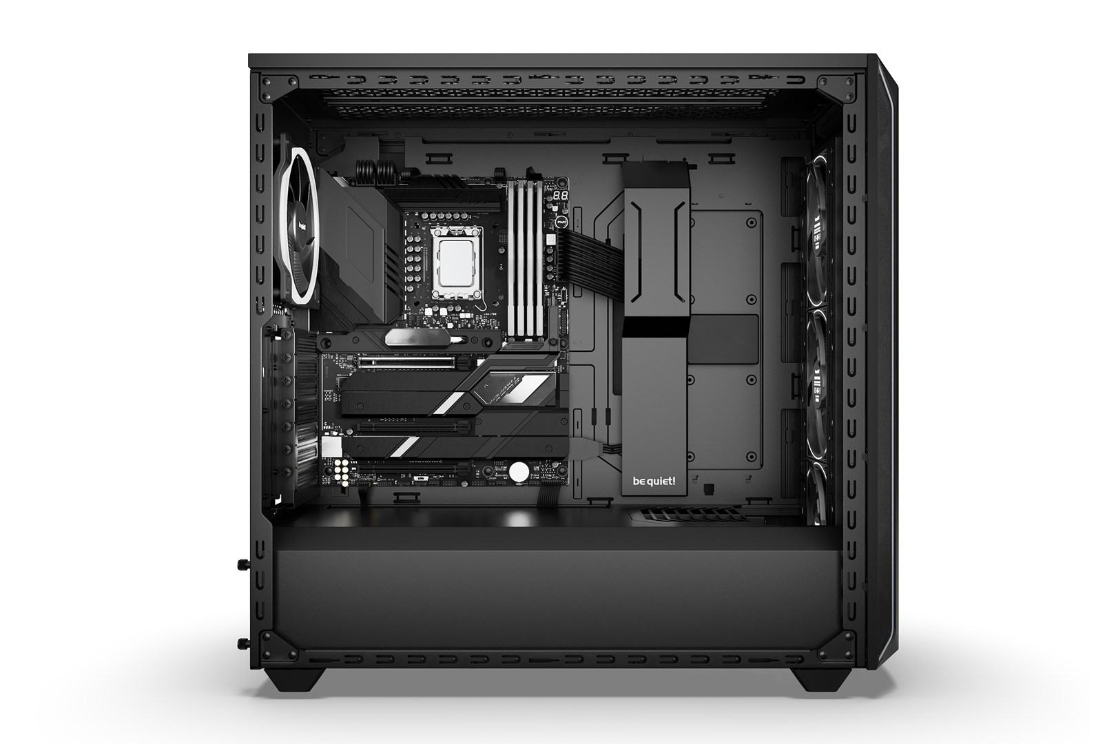 Kasa PC be quiet Shadow Base 800 FX BGW63, E ATX, ARGB, e zezë