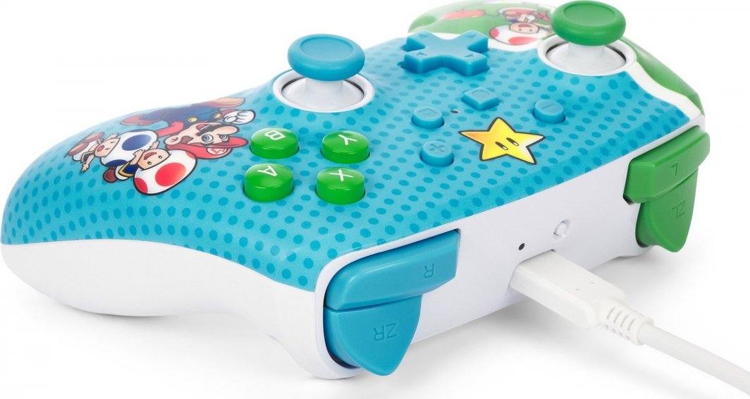 Kontroller PowerA Enhanced Super Star Friends, wireless, shumëngjyrësh