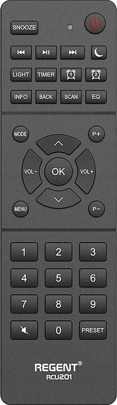 Radio nën-dollapi Ferguson Regent Cucina 200, FM, Bluetooth, e zezë