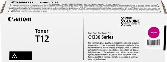 Tонер Canon T12, магента, за Canon i SENSYS X C1333, оригинален
