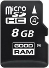 Kartë GoodRam microCARD MicroSDHC 8 GB Klasa 4 (M40A-0080R11)