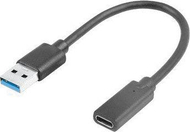 Kabllo për USB Lanberg, 0.15m, e zezë