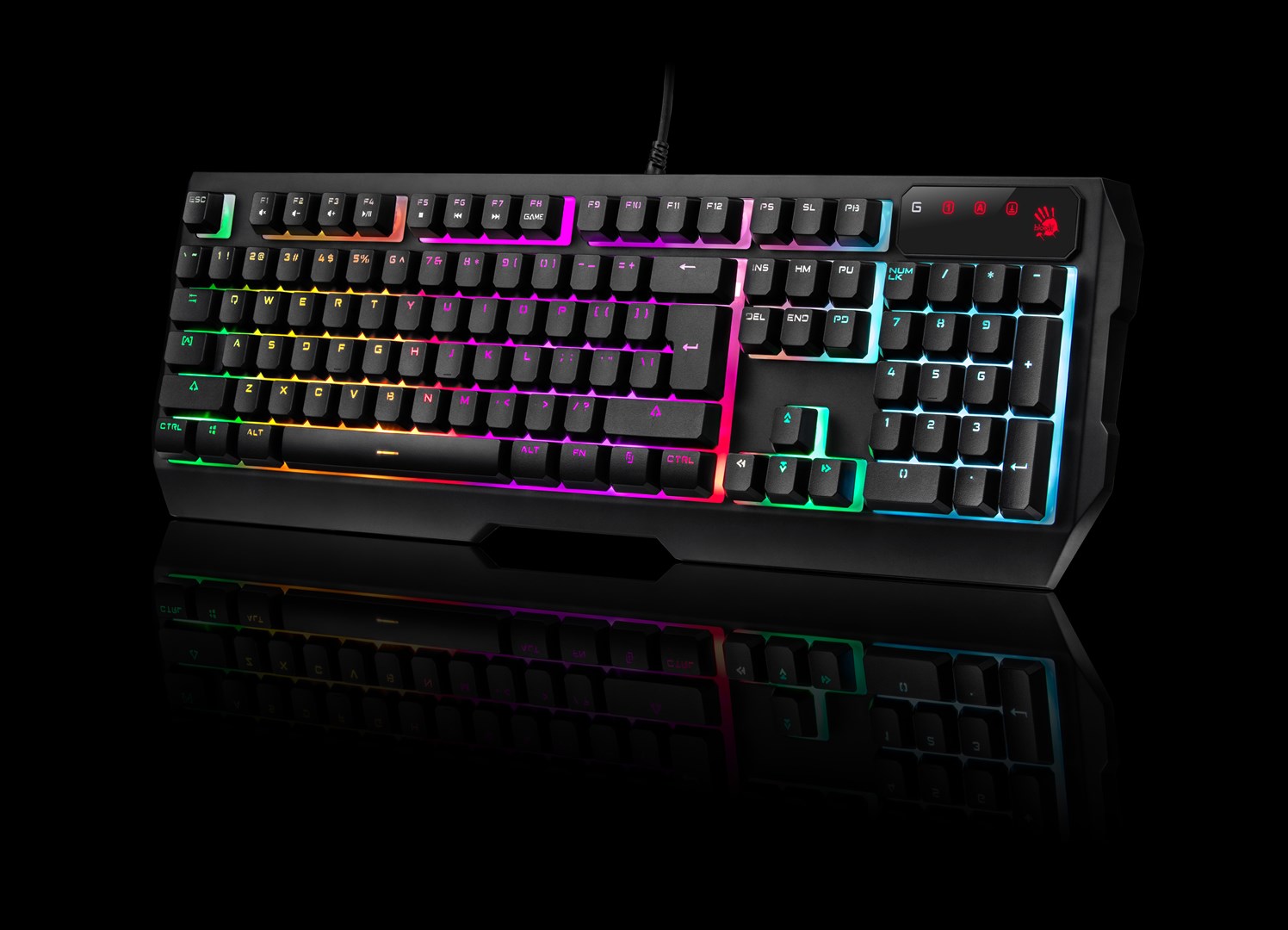 Set tastierë dhe maus A4TECH Bloody B1700, 6000 DPI, USB, i zi