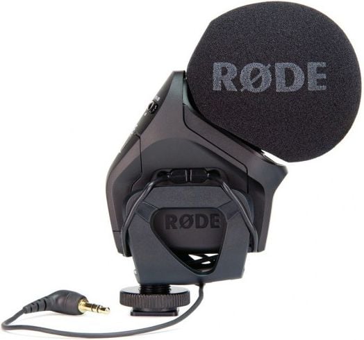 Mikrofon Rode Stereo VideoMic Pro, stereo, për kamera, i zi