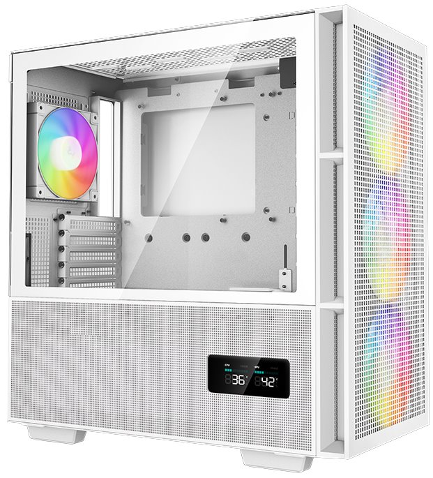 Kasë Deepcool CH560 Digital / MidT, e bardhë
