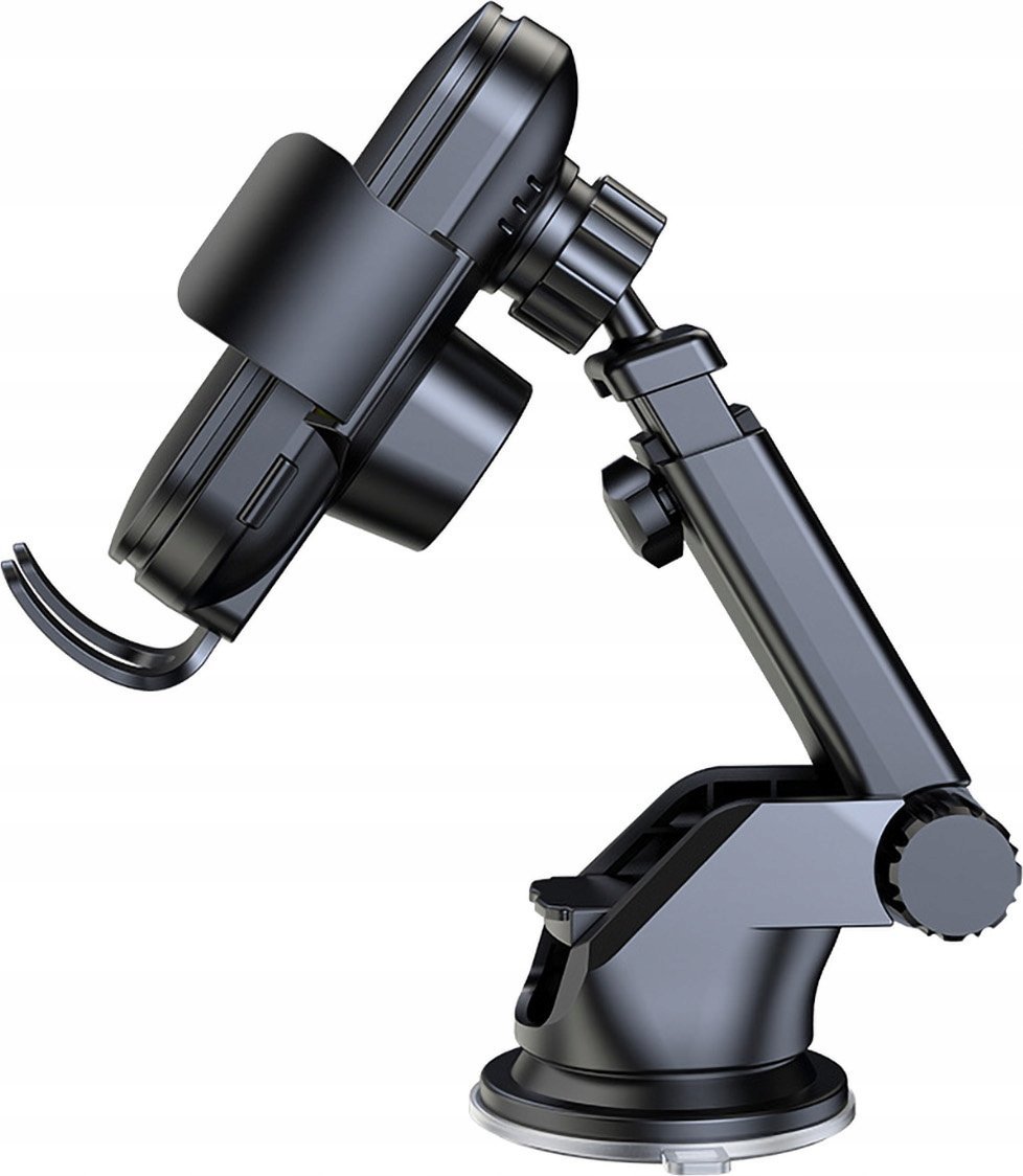 Mbajtëse telefoni Wozinsky WUMID, karikues induktiv 15W, për pult veture, e zezë