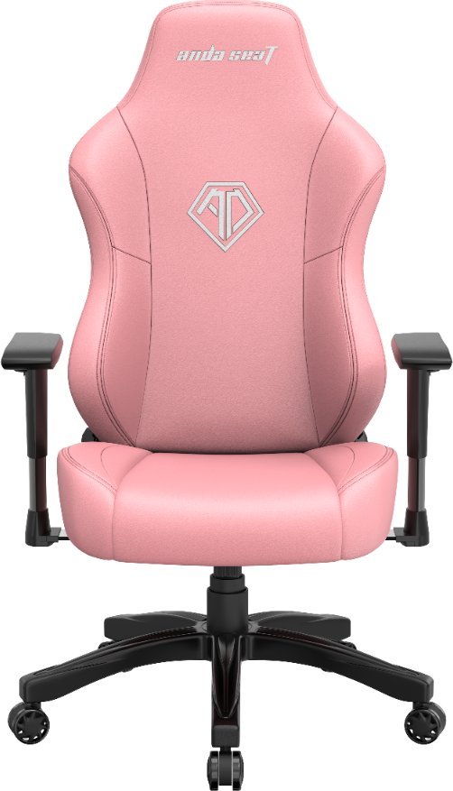 Karrige gaming AndaSeat Phantom 3 Series, madhësia L, lëkurë PVC, rozë krem
