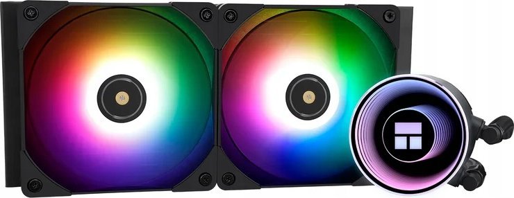 Ftohës me ujë Thermalright Frozen Notte, 240mm, ARGB V2, i zi