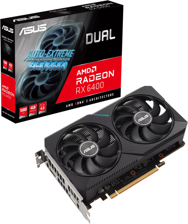 Kartelë grafike Asus Dual Radeon RX 6400 4GB GDDR6
