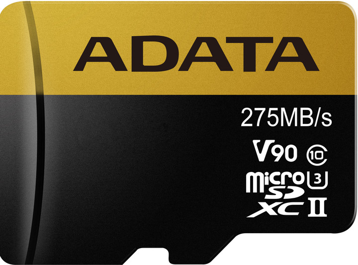 Kartë memorie ADATA Micro SDXC Premier One 64GB UHS-II U3 ​​+  përshtatës SD