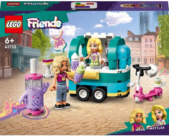 Set LEGO® Friends 41733 Mobile bubble tea shop, 109 pjesë