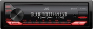 Radio makine JVC KD-X282BT, 1-DIN, Bluetooth USB MP3, e zezë