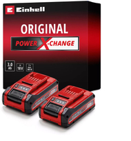 Bateri Einhell Power X-Change, set 2x 18V 3Ah Li-Ion, të kuqe