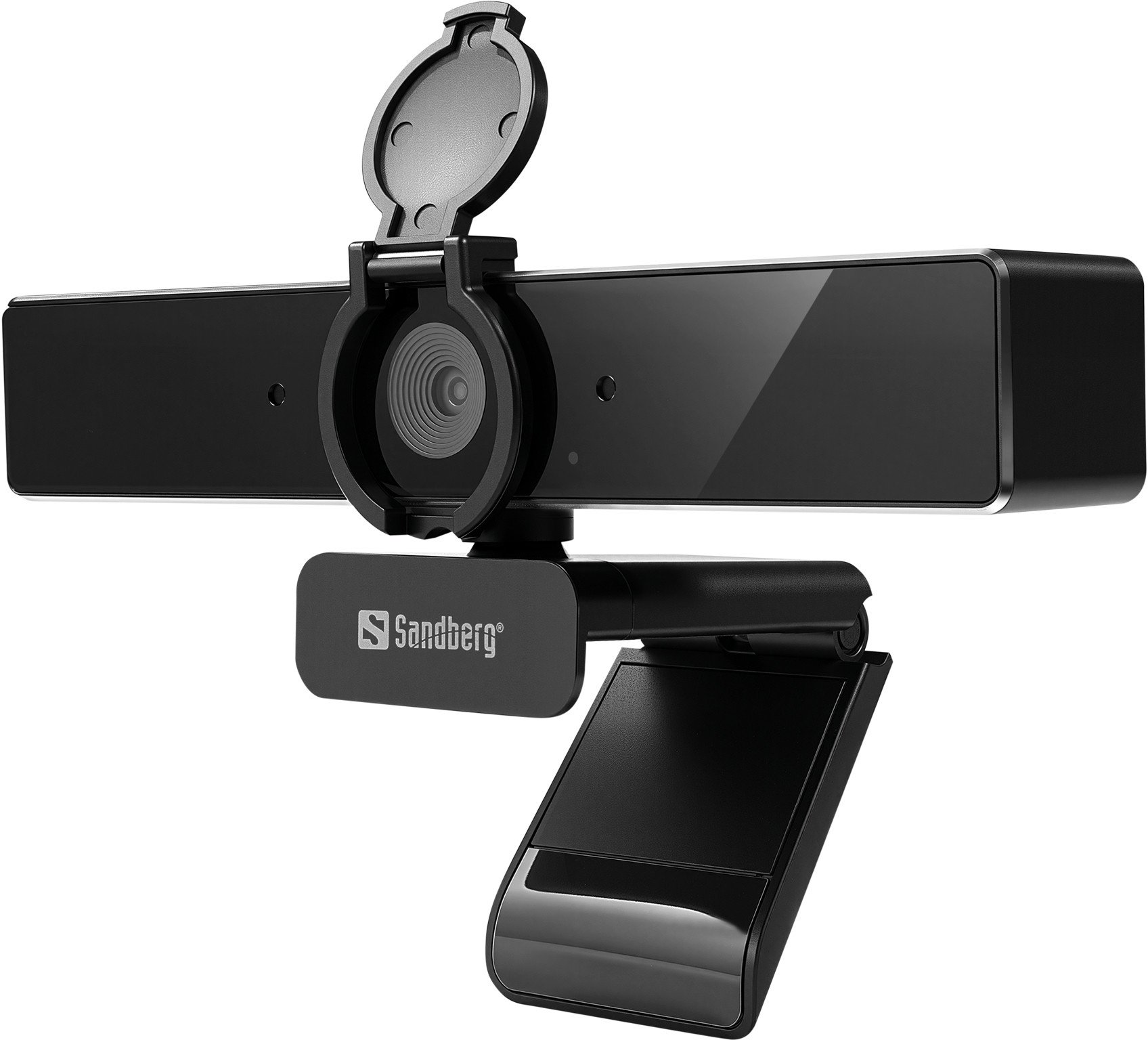 Webkamera Sandberg USB C/A Webcam Pro Remote 4K, 4K, autofokus, e zezë
