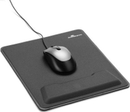 Mousepad Durable Ergotop Pad 570358, me mbështetëse kyçi, i zi
