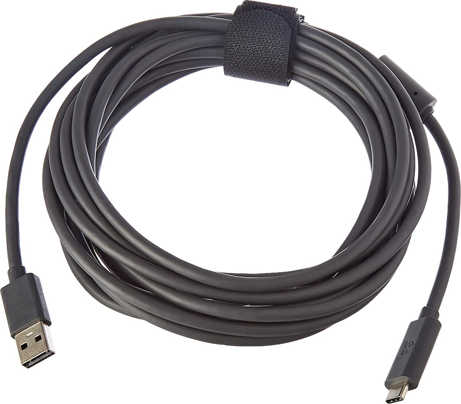 Kabllo USB Logitech 993-001391, USB A në USB C, 5 m, e zezë