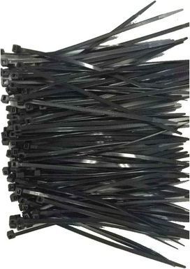 Lidhëse për kabllo Gembird, 150 x 3.6mm, 100 copë, të zeza