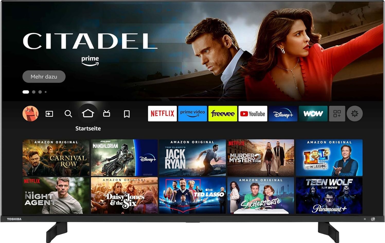 Televizor Toshiba QLED, Smart TV, 4K, i zi