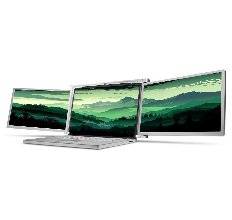 Монитор Misura 3M1400S1 Dual пренослив, 14", 1920 x 1080, i argjendtë