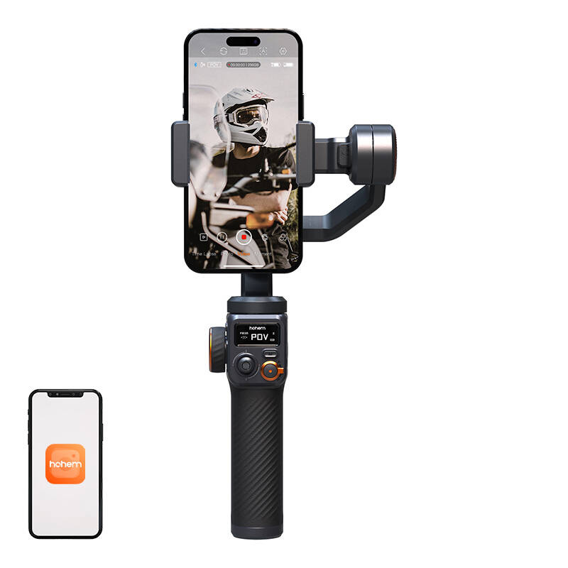 Stabilizator gimbal Hohem iSteady M6 Kit, 3 aksesh, AI Tracker, me dritë, i zi