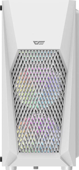 Kasë Darkflash DK150 RGB, e bardhë, Midi Tower